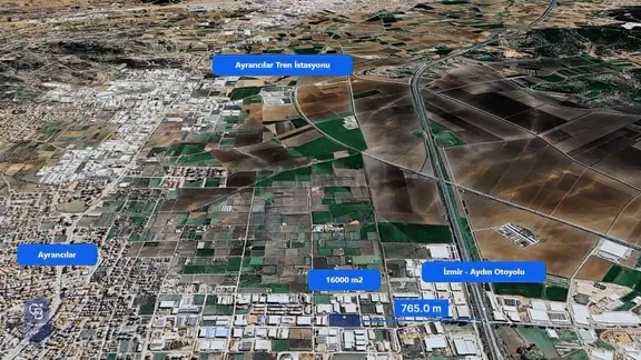 İzmir Torbalı Ayrancılar'da 16.000 M² Sanayi İmarlı Satılık Arsa 2