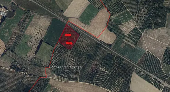 A-k Emlaktan Toplam 2 Parça 9658 M2 Tren Yolun Sıfır Kirazlık 1