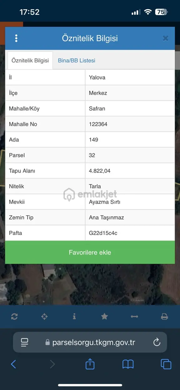 Yalova Safranyolu’nda Fırsat Yatırımlık Tarla 2