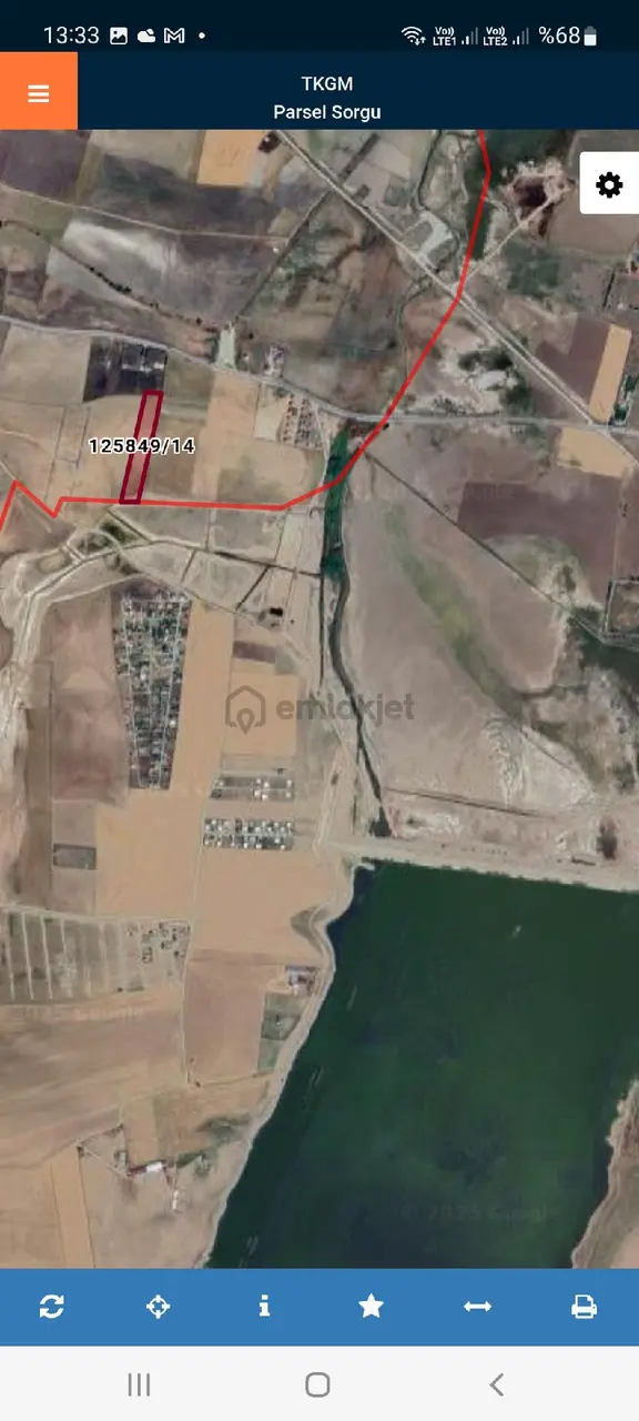 Gölbaşı Yavrucuk Ta Ana Yola 100 Metre Mesafede Satılık Tek Tapu Tarla 2