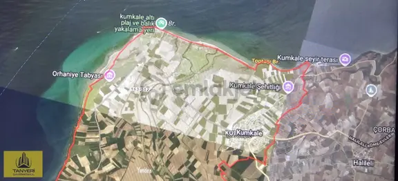 Tanyeri Gayrimenkulden Merkez Kumkale Köyü Satılık Tarla 2