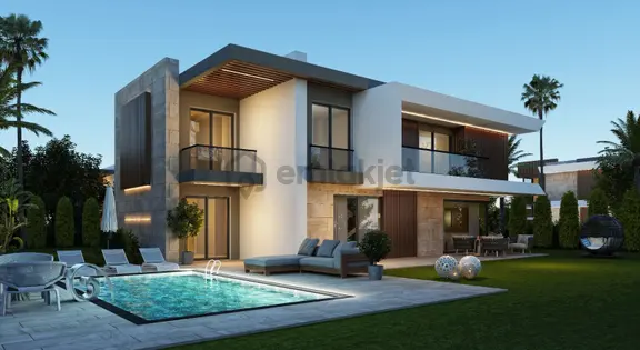 Sahıle Yakın-guvenlık-özel Havuz/otopark-500 M2 Bahçe-ultra Lüx-akıllı Ev-tamamı Müstakil 1
