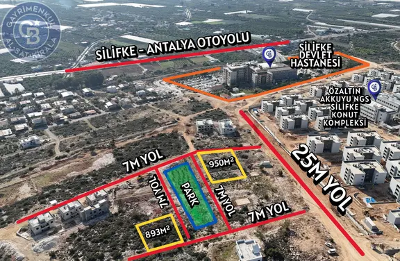 Mersin- Silifke-burunucu Satılık İmarlı Arsa 1