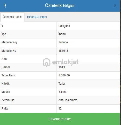 Eskişehir İnönü Tutluca’da 5.000 M² Satılık Tarla | Yılanlı Mevkii 2