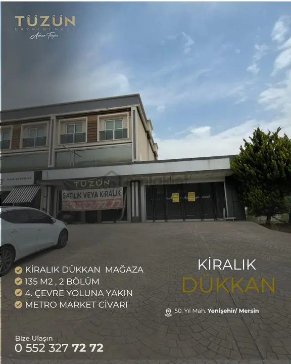 Tüzün Gayrimenkul'den Metro Market Civarı 135 M2 Kiralık Dükkan 2