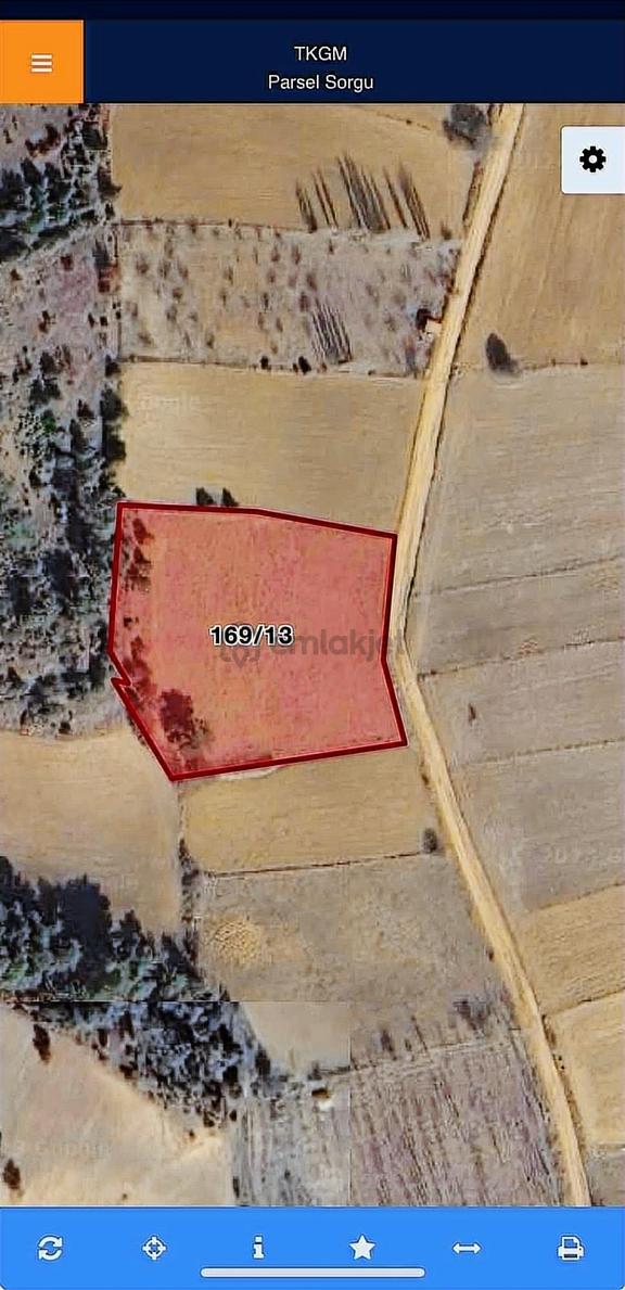 Uşak Banaz Yenice 5.171 M2 Tek Tapu Yola Cephe İyi Konumlu Mülk 1