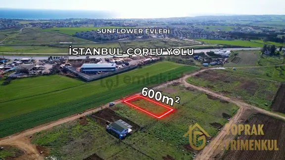 Silivri Çanta Balaban 600m2 Satılık İmarlı İfrazlı Net Arsa 1