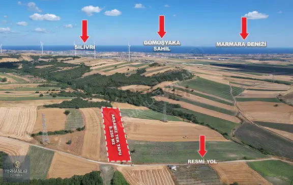 Silivri Değirmenköyde Yeni Sanayiye 15 Dk 8250 M2 Tek Tapu Arsa 1