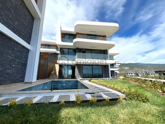 💎aygülden Güre'de💎dağ Ve Deniz Manzaralı Akıllı Ev Sistemli Havuzlu 3+2 Tam Bağımsız Satılık Villa 1