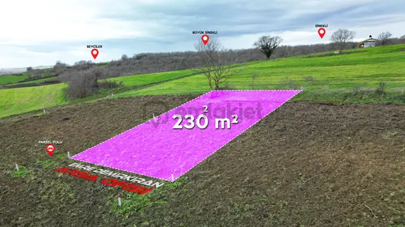 Silivri Kurfallı'da Tepe Konumda 230 M² Satılık Tarla 2
