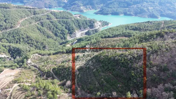 Alanya Akçatı'da Manzaralı 7.500 Metrekare Satılık Tarla 1
