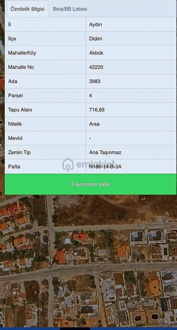 Akbükte 716 M² Villa İmarlı, İki Müstakil Villa Yapımına Uygun 2