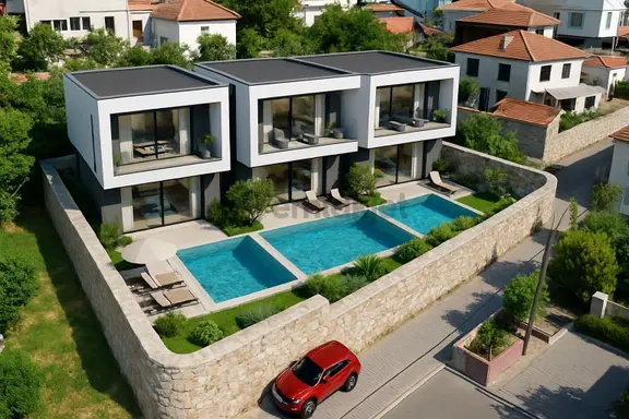 Mera Emlaktan Dereli Köyü Emsalsiz 4 Villalık 482 M2 İmarlı Arsa 2