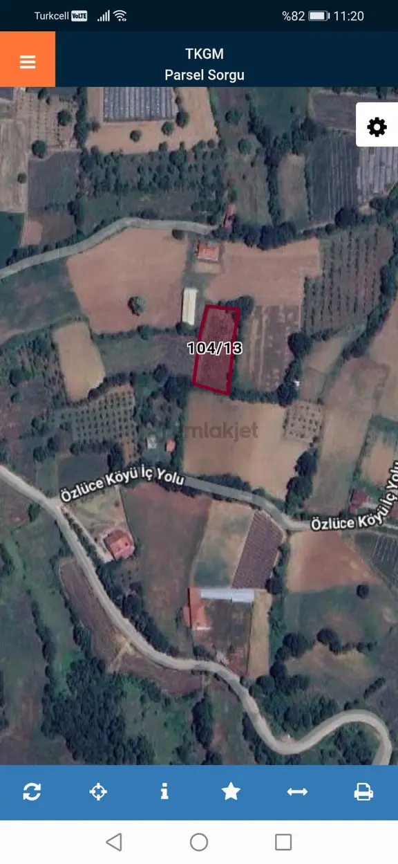 Bursa İnegöl Özlücede Satılık Tarla 2
