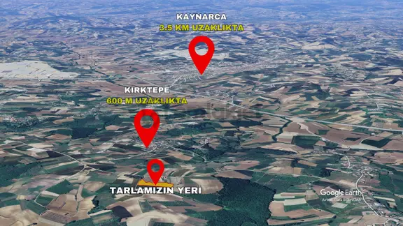9368 M2 Satılık Tarla Kaynarca Merkeze Yakın Kırktepe'de 2