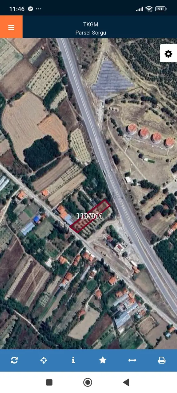 Burdur Antalya Yolu Asfalta Sıfır 1639m2 Satılık Tarla 1