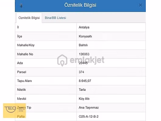 Türk Emlak'tan Bahtılıda Tek Tapulu Yatırımlık Arsa 2