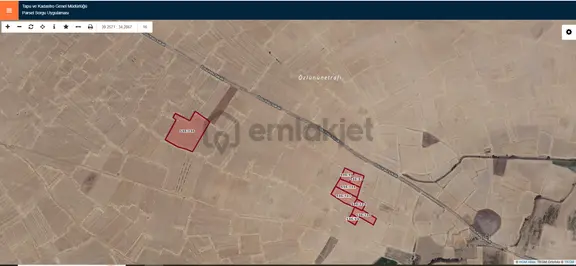 Global'den Boztepe Orta Mah.de 25.600m2 ( Dönüm ) Satılık Tarla 1