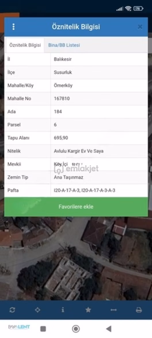 Susurluk Ömerköy De Satılık Arsa Ve İçinde Oturuma Hazır 2+1 1