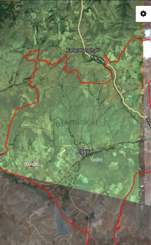 İki Emlaktan Eğriözde Yatırımlık 3850 Mt. Tarla 2