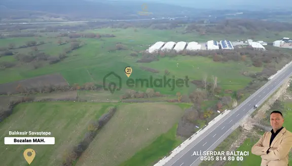 C21 Bal'dan Savaştepe Bozalan Mah. Satılık Tarla 1