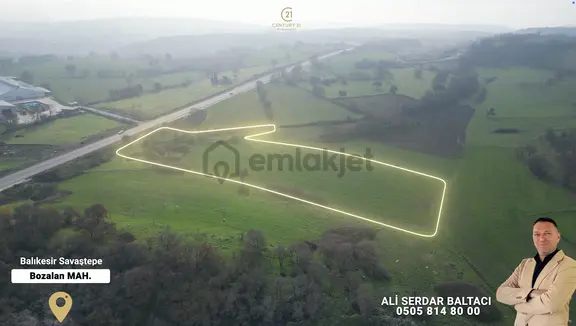 C21 Bal'dan Savaştepe Bozalan Mah. Satılık Tarla 2