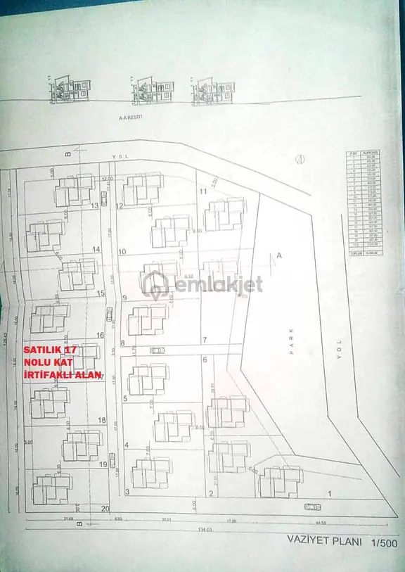 Adana Şambaydı Kat İrtifakı Yapılı Projeli Vaziyet Planlı Villa Arsası 1