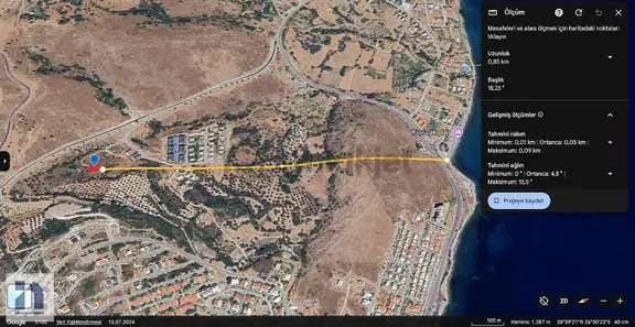 İzmir Karaburun İskele Satılık Müstakil Tapulu Villa İmarlı Arsa 2