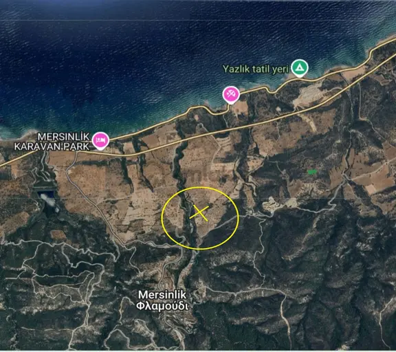 İskele Mersinlikte İmarlı 28 Dönüm Tarla 1