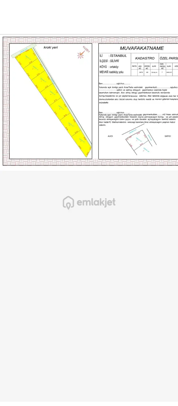 Silivri Ortaköyde Yatırımlık Tarla 2