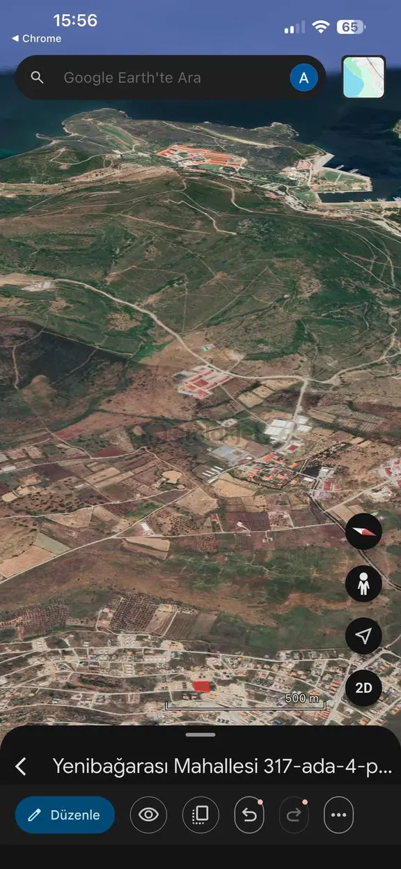 İzmir Foça 2 Villaya Uygun Deniz Manzaralı Arsa 2