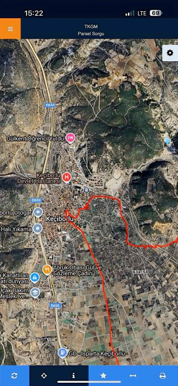 Isparta Keçiborlu Merkezde 700m2 Fırsat Bahçe 2