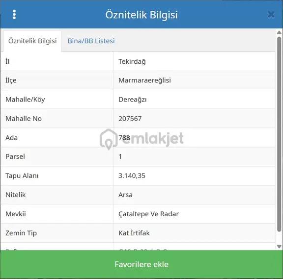 Tekirdağ Marmaraereğlisi Dereağzında E'5 Sıfır Kat İrtifaklı 2