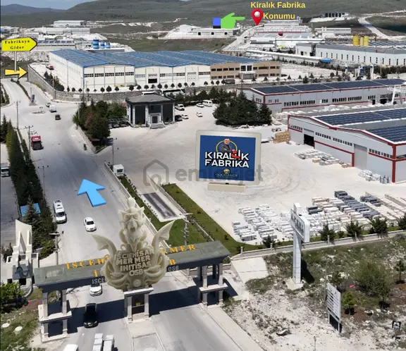 Afyon-iscehisar Organize Sanayi'de 1.350m² Kapalı Alanlı Fabrika 1