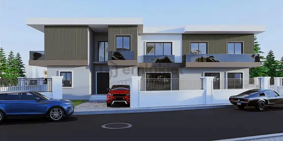 2026 Ekim Anahtar Teslim Mükemmel 4+1 210 M2 Köşe İkiz Villa.. 2