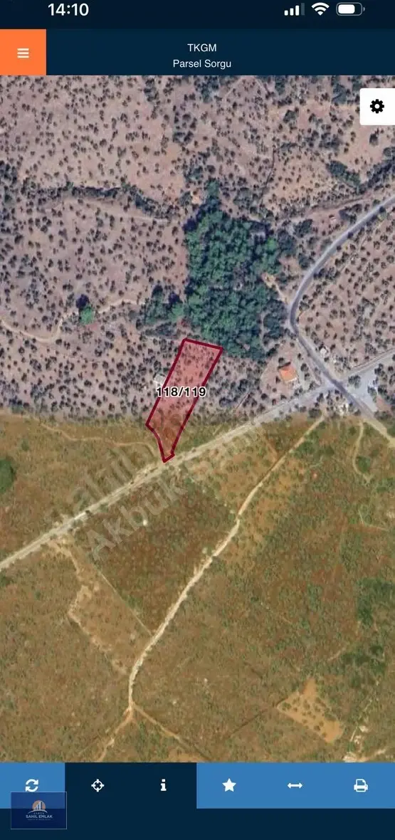 Muğla Milas Kazıklı Koyunda Satılık 4 Dönüm Ana Yol Cepheli 2