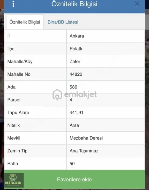 Ad-ankara | Polatlı Zafer Mah 441 M2 3 Kat İmarlı Fırsat Arsa 2