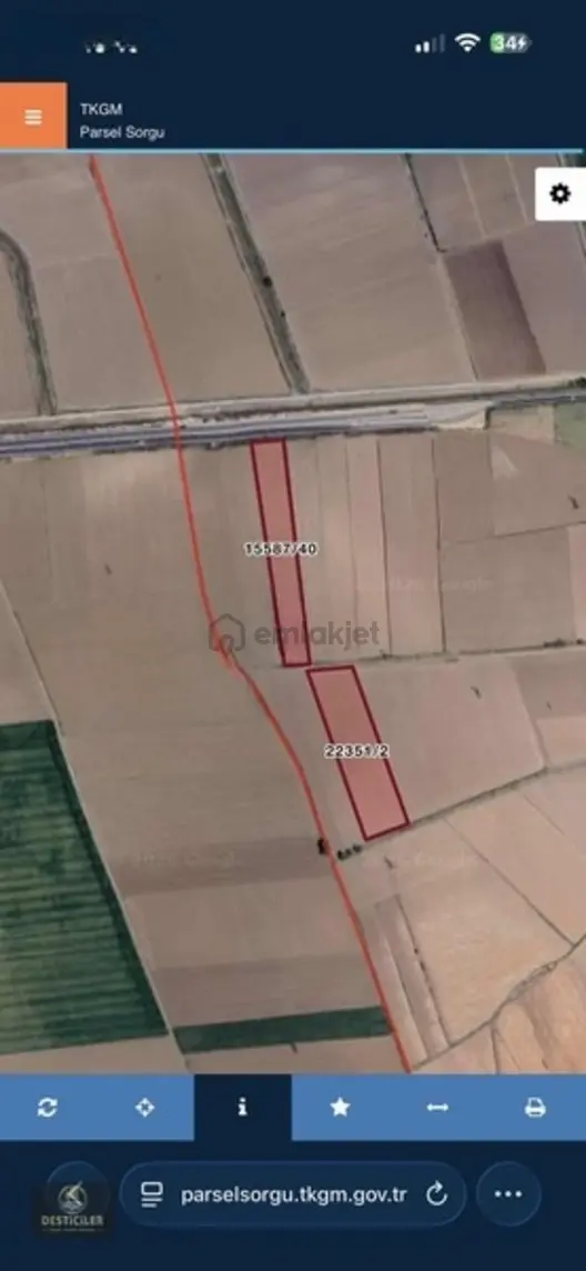 As-sevinç Köyü Yeni Yapılan Yola Cepheli Yatırımlık Fırsat Tarla 1