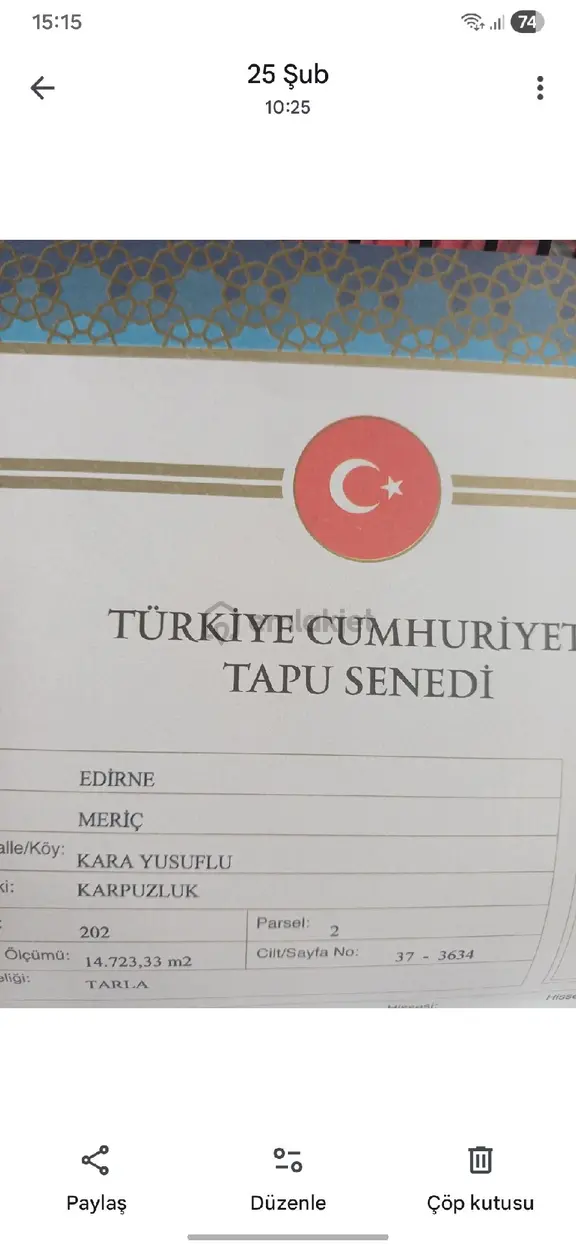 Sahibinden Tarla 1