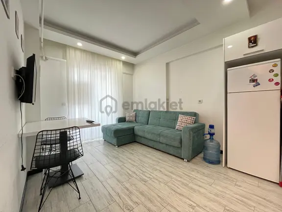Gündoğdu Tımes'da 7/24 Güvenlikli Sitede Kiralık Lüks 1+1 Apart 1