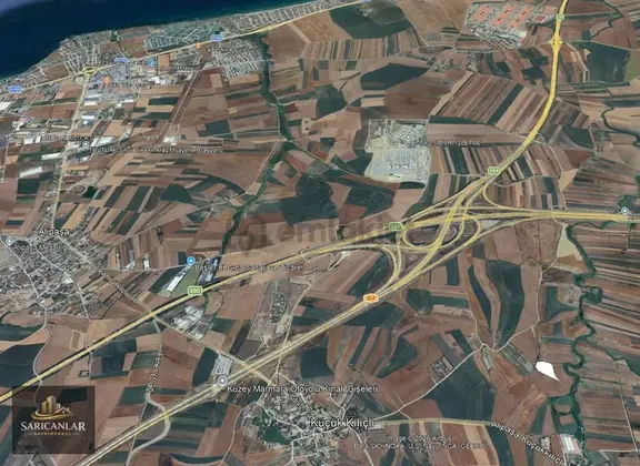 Silivri Küçük Kılıçlı Da Satılık Tek Tapu 12 800 M2 Tarla 2