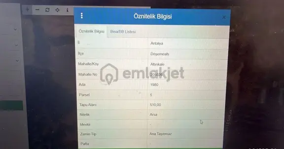 Döşemealtı Altınkale Güney Cephe Parsel 2