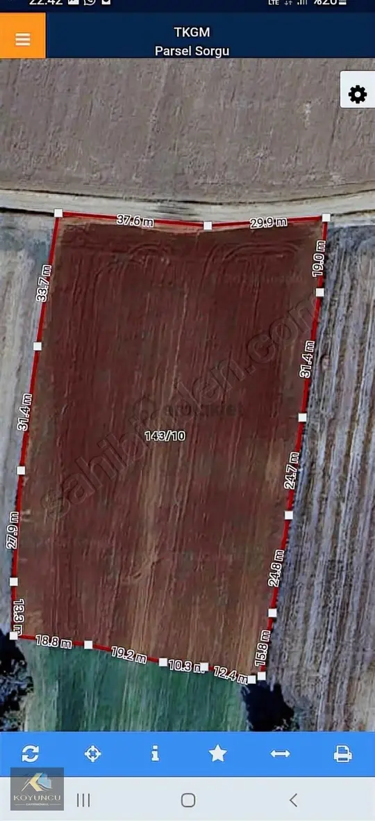 Eceabat Alçıtepe Mrkz 2 Km Mesafe'de 7420 M2 Tarla (araç Takaslı 2