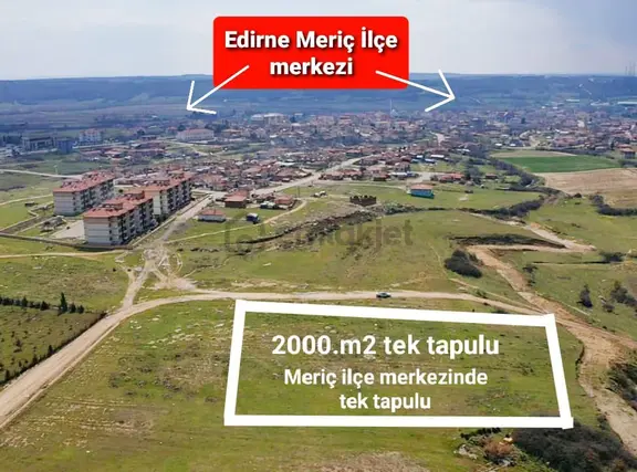 ---edirne Meriç Büyükdoğanca'da Yatırım Fırsatı Tarla--- 1