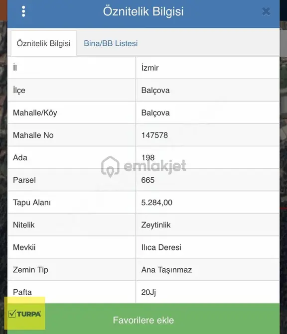 Turpa Balçovadan Kaçırılmaz Yatırım Fırsatı Satılık Zeytinlik 2