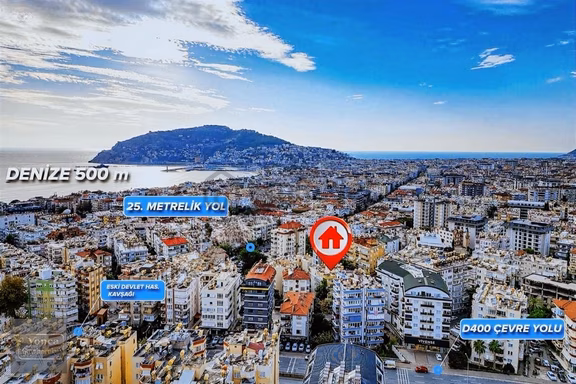 Alanya Merkezde 2+1 Geniş Daire Veya İş Yeri Sıfır Tadilat Lı .. 1