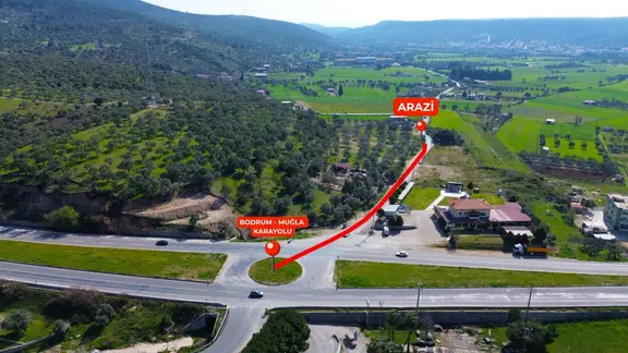Milas Beçin’de Yola Cepheli 3.220 M² Satılık Tarla 2