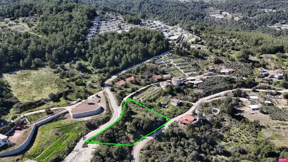 Olympos Yazır'da Deniz Manzaralı Asfalta Cephe Arazi 1