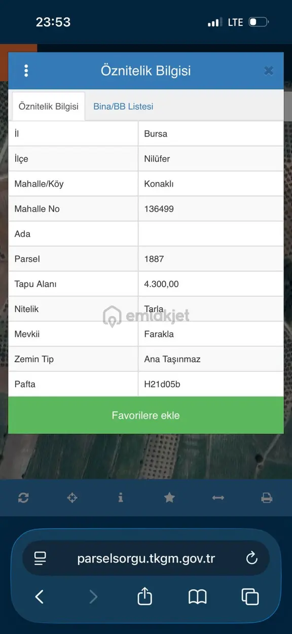Sanayi Ve Otobana Ykn Uluabat Göl Manzaralı 4300m2 Satılık Tarla 2