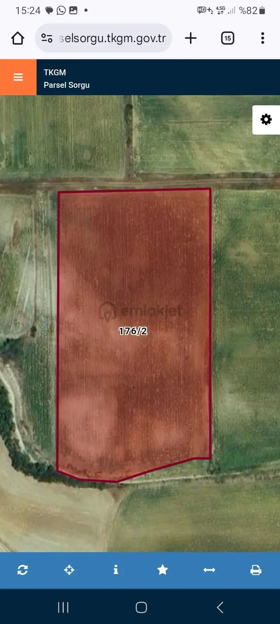Sahibinden Şabanmera Köyünde Kadastro Yolu Olan,tek Parsel 16.482 M²tarla 1